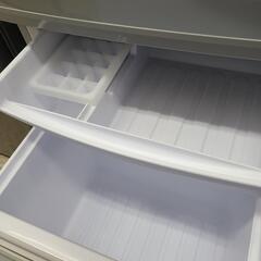 J7469 ★3ヶ月保証付★　SHARP　シャープ　２ドア冷蔵庫　SJ-D14D-S　シルバー　2018年製 クリーニング済み　【リユースのサカイ柏店】