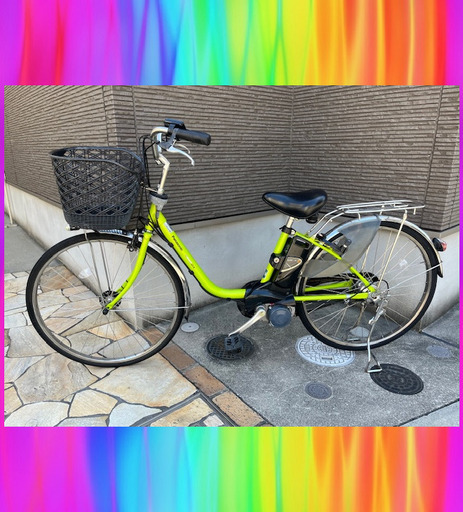 大容量8.9AhPanasonic　ビビ　26インチ　電動自転車　電動アシスト自転車　中古  8263