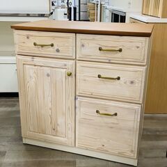 軽トラック貸し出し無料！】ニトリ 2枚扉キッチンカウンターです！