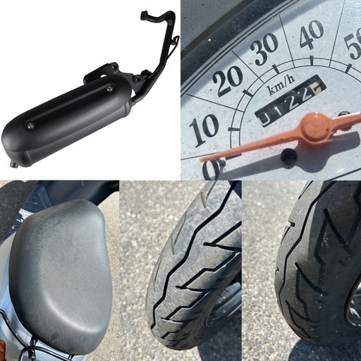 ⭐️60km/h出ます^_^レッツ4低燃費FIモデル⭐️マフラー・プラグなど