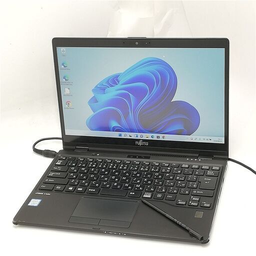 赤字覚悟 日本製 高速SSD タッチ可 13.3型ワイド ノートパソコン 富士通 U939X/C 中古良品 第8世代Core i5 8GB Bluetooth Windows11 Office