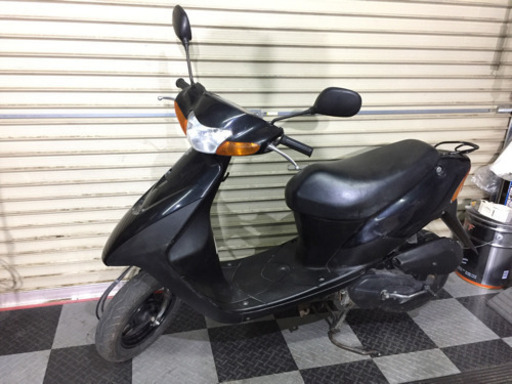 埼玉県深谷市 スズキ レッツ2 ⑪ CA1PA 原付 スクーター 50cc 通勤 通学 バイク 黒 [jog dio ディオ ジョグお探しの方などにも如何でしょうか