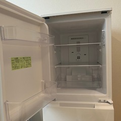 【SHARP】冷蔵庫 SJ-D15G-W 