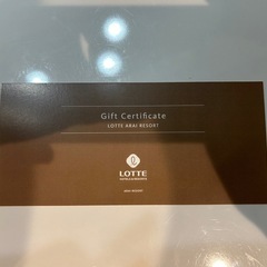 ロッテアライリゾートペア宿泊券