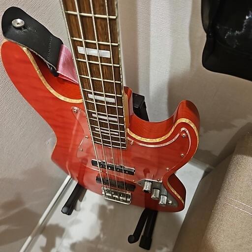 ピンクベース エレキベース プレシジョンベースタイプ PhotoGenic