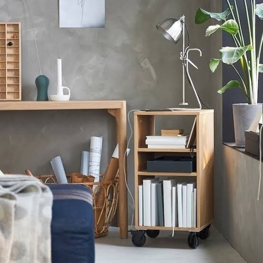 IKEA ravaror ローヴァロール  シェルフユニット キャスター付き　廃盤