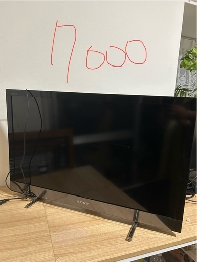 中古美品 テレビ KDL-32EX420 32V 2011年 リモコン付き