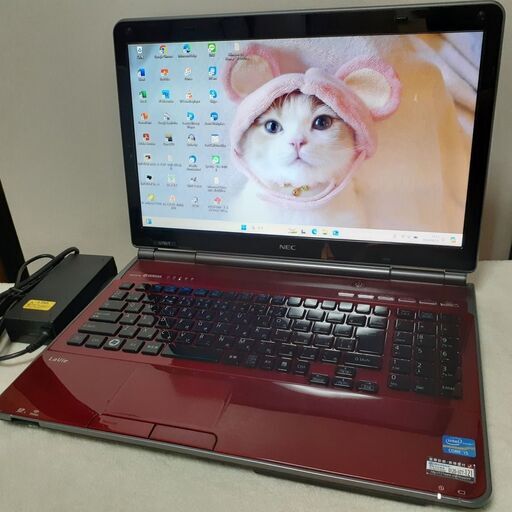 【お取り置き中です】【15インチで見やすく作業が楽】core i5　8GB　SSD　Microsoft Office2021　Wi-Fi　マルチ　テンキー　Windows11　NEC　LaVie
