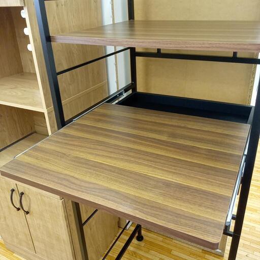 リユースのサカイ栃木店☆ジモティ割あり☆ 収納シェルフ ブラウン 