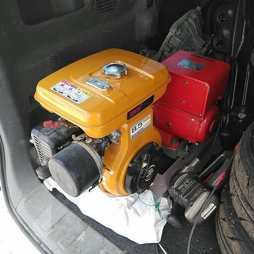 地震　台風　防災　サーキット　ラリー競技のサポートにも　スバルロビン250cc 発電機　自動車部　消防団