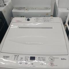 ★ジモティー割あり★6.0kg洗濯機　ヤマダ　YWM-T60H1　2021年製　高さ(H)100× 幅(W)52× 奥行(D)51(cm)　【joh2232】