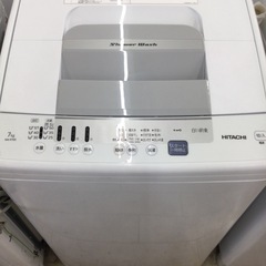 【✨洗濯機なら日立❗️ 3〜４人家族おすすめ7kg❗️シャワー浸透洗浄❗️ほぐし脱水❗️風脱水❗️✨】参考価格¥56,800円　HITACHI／日立　7kg洗濯機　ＮＷ-R705  2020年製