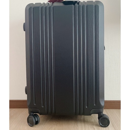 L スーツケース キャリーケース 拡張機能 TSA 軽量 旅行 出張 家族旅行 ブラック