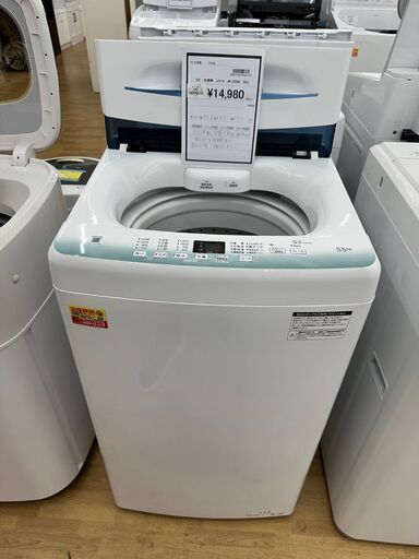 【ドリーム川西店御来店限定】 ハイアール 洗濯機 JW-U55HK 5.5ｋｇ 2021 動作確認／クリーニング済み 【2002146255601773】