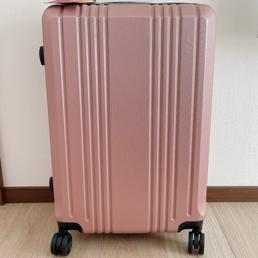 L ローズゴールド　スーツケース キャリーケース 拡張機能 TSA 軽量 旅行 出張 家族旅行