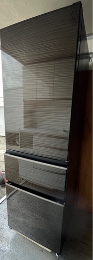 配送可　状態良　三菱 3ドア冷蔵庫 MR-CD41BKF-BR 405L 年式2021年