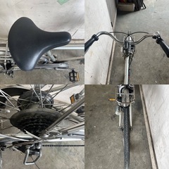 687〇★岐阜発　△FUJI ROAD/自転車△26インチ/セミドロップハンドル/走行確認/6段変速/防犯有り/タイヤ側面ひび割れ有り/現状品/R6.4/26★