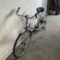 687〇★岐阜発　△FUJI ROAD/自転車△26インチ/セミドロップハンドル/走行確認/6段変速/防犯有り/タイヤ側面ひび割れ有り/現状品/R6.4/26★