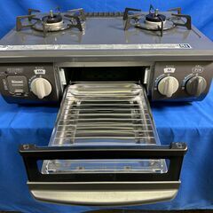 【動作保証あり】Rinnai リンナイ 2018年 KGM33NDGL LPガステーブル 幅56cm【管理KRG218】