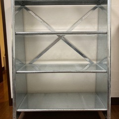 DULTON 4TIER TAPERED METAL SHELF...