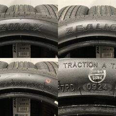 【新品】札幌発 引取可 2024年製 ZMAX ZEALION 215/45ZR17 91W 17インチ 夏タイヤ 4本 プリウス レクサスCT BRZ等 バラ売り可　(MTC572) クレジットカード QRコード決済可能