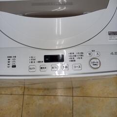 ★ジモティ割あり★ SHARP 洗濯機 4.5kg ２0年製 ／クリーニング済み OJ5440