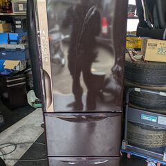 HITACHI 日立 3ドア ノンフロン冷凍冷蔵庫 315L 右開き まんなか野菜 R-K32JV 2018年製