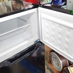 冷蔵庫 128L 2022年製 YAMAZEN PJKFR-D130 ブラック 黒 2ドア 右開き 100Lクラス 小さめ キッチン家電 山善 札幌市 平岸店 