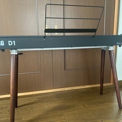 本格ピアノタッチ□KORG D1 電子ピアノ 専用木製スタンドセット