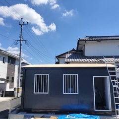 完売しました。新品即納 三角屋根コンテナハウス 事務所ゆったりサイズ 