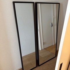 【限定9月半ばまで】IKEAの全身鏡2種あげます！