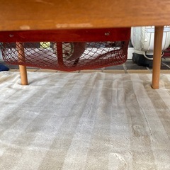 昭和レトロ・花柄・こたつ　ローテーブル 木製 飾り台