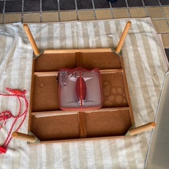 昭和レトロ・花柄・こたつ　ローテーブル 木製 飾り台 昭和レトロ・花柄・こたつ ローテーブル 木製 飾り台