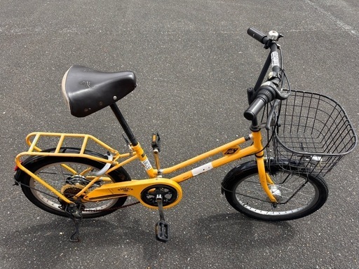 自転車　20インチ　黄色