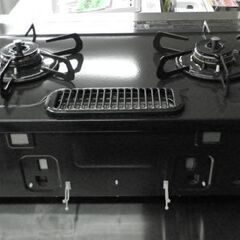 パロマ LPガス用 ガステーブル 2019年製 IC-S87K 左強火 水無片面