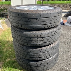 ブリヂストン155/65R14純正アルミ付き4本セット