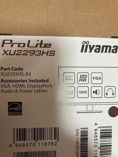 iiyama ProLite XU2293HS　21.5型 液晶　新品