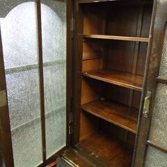 昭和 レトロ アンティーク ヴィンテージ 食器棚 収納棚 中古 現状品