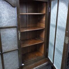 昭和 レトロ アンティーク ヴィンテージ 食器棚 収納棚 中古 現状品