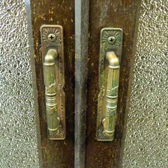 昭和 レトロ アンティーク ヴィンテージ 食器棚 収納棚 中古 現状品