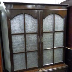 昭和 レトロ アンティーク ヴィンテージ 食器棚 収納棚 中古 現状品
