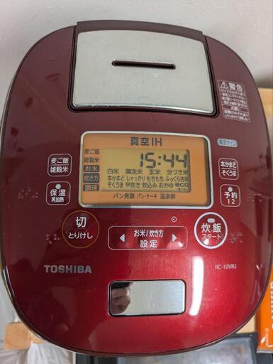 (9/16掲載終了)炊飯器　東芝　rc-10vrj