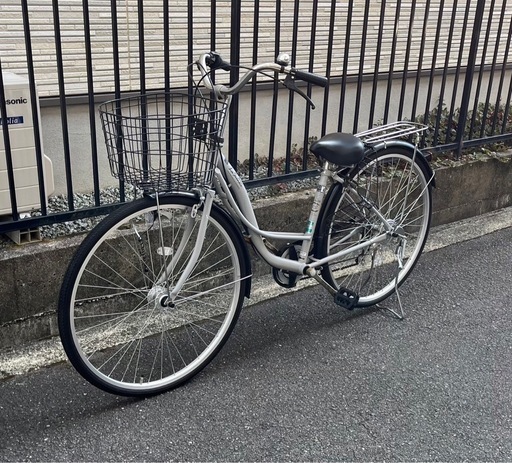 27インチ　自転車　ママチャリ　　変速付き