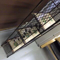 昭和 レトロ アンティーク ヴィンテージ アイアンフレーム シェルフ