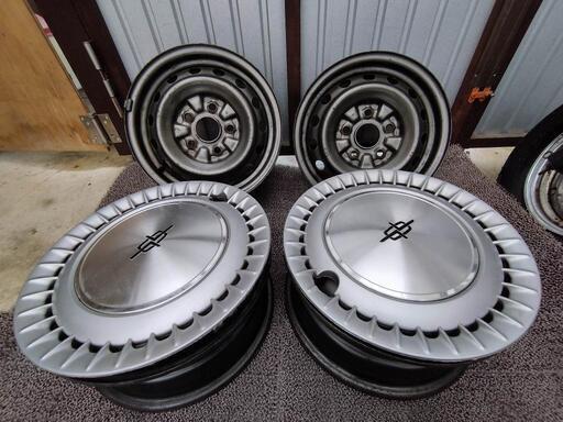 鉄チン トヨタ 日産 5.5j 14インチ TOYOTA Nissan クレスタ セドリック マーク2 グロリア当時 旧車 ハイソ チェイサー 430 日本 jdm