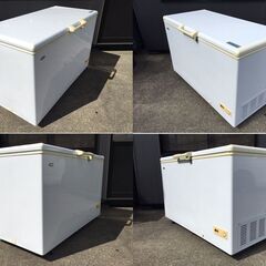 【動作OK/良品】　Haier/ハイアール　大型冷凍庫/ストッカー/上開き式冷凍庫　JF-NC429A-W　429L　 バスケット2個付/キャスター付/急冷凍 動作OK/良品】 Haier/ハイアール 大型冷凍庫/ストッカー/上開き式