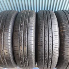 ダンロップ　ECOFINE　165/70R14　4本　9分溝2本...