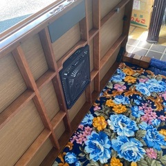 長方形家具調こたつテーブル