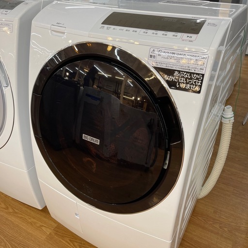 HITACHI ドラム式洗濯乾燥機　2021年製【店頭取引限定】【中古品】早い者勝ち！足立区近郊配送可能！！