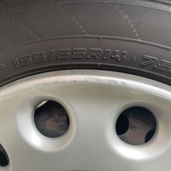 ダイハツ　ミラココア　タイヤ交換のみ　工賃含め